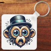 Porte-clés "Primate Panic Monkey" Aluminum Keychain (Verso)