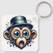 Porte-clés "Primate Panic Monkey" Aluminum Keychain (Dos)