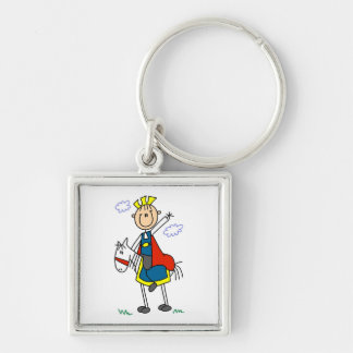 Porte-clés Prince charme sur le cheval