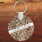 Porte-clés Prince d'Or noir Brown Leopard (Recto)