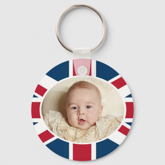 Porte-clés Prince George - William & Kate (Recto)