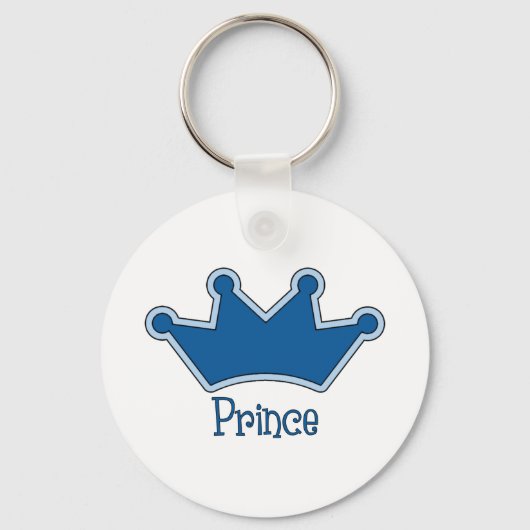 Porte-clés Prince personnalisable - Couronne (Recto)