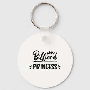 Porte-clés Princess Graphic Pool Billard Snooker Billard Cue
