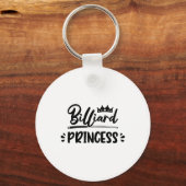 Porte-clés Princess Graphic Pool Billard Snooker Billard Cue (Recto)