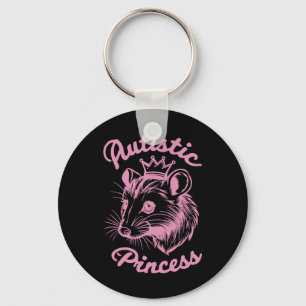 Porte-clés Princesse autistique Opossum 1
