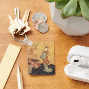 Porte-clés Princesse Badoura de conte de fées vintage, Edmund