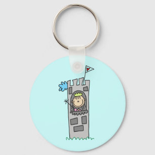 Porte-clés Princesse dans la tour du château