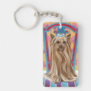 Porte-clés Princesse de la Couronne Yorkie