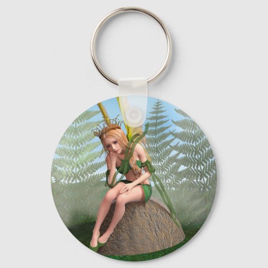 Porte-clés Princesse de la forêt, Papillon Fée (Recto)