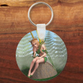 Porte-clés Princesse de la forêt, Papillon Fée (Recto)