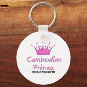 Porte-clés Princesse du Cambodge (Recto)