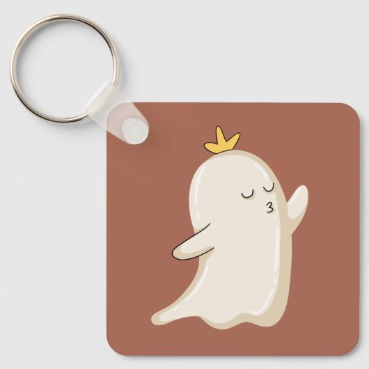 Porte-clés Princesse Fantôme Envoyant un Baiser (Recto)