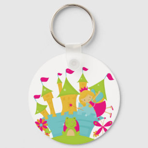 Porte-clés Princesse féerique blonde