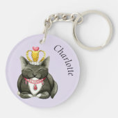 Porte-clés Princesse Kitty Porte - clé personnalisé (Dos)