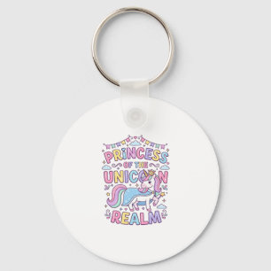 Porte-clés Princesse Licorne du Royaume Licorne Charmant POD
