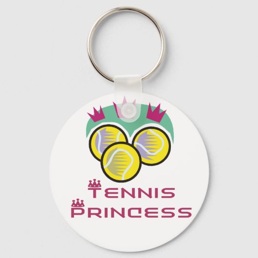 Porte-clés Princesse TennisChick (Recto)