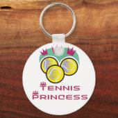Porte-clés Princesse TennisChick (Recto)