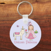 Porte-clés Princesse Unicorn (Recto)