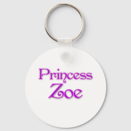 Porte-clés Princesse Zoe (Recto)