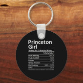 Porte-clés Princeton Girl Nj New Jersey Funny City Home Roots (Recto)