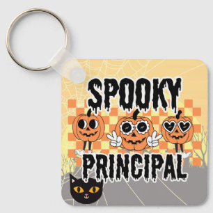 Porte-clés Principal de l'école Halloween Éffrayant Principal