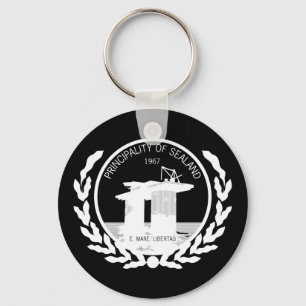 Porte-clés principauté de sealand phoque crest