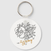 Porte-clés Printemps (Recto)