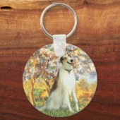 Porte-clés Printemps - Borzoi (Recto)