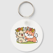 Porte-clés Printemps dans la laideur - Illustration de chien  (Verso)