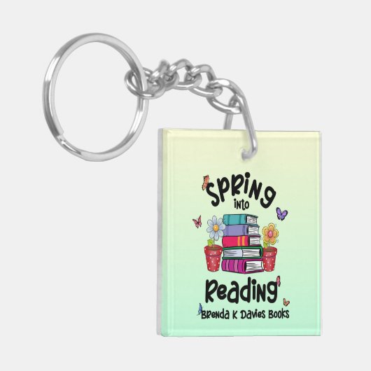 Porte-clés Printemps En Lecture Brenda K Davies Livres (Devant gauche)