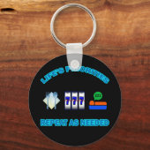 PORTE-CLÉS PRIORITÉS DE LA VIE (Recto)