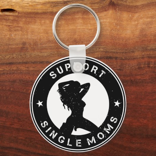 Porte-clés Prise en charge d'une seule mère (Recto)