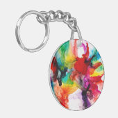 Porte-clés Prisme de bijoux - Aquarelle (Devant gauche)