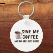 Porte-clés Privation de Caffein (Recto)