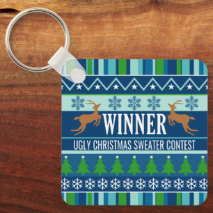 Porte-clés Prix du gagnant du concours de pull de Noël