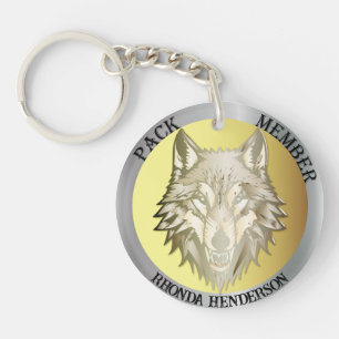 Porte-clés Prix du membre d'équipe, "Membre de la meute"