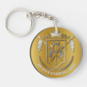 Porte-clés Prix Gold Silver Award NOM personnalisé (Devant)