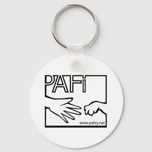 Porte-clés Pro Animals Finland BW Logo (Recto)