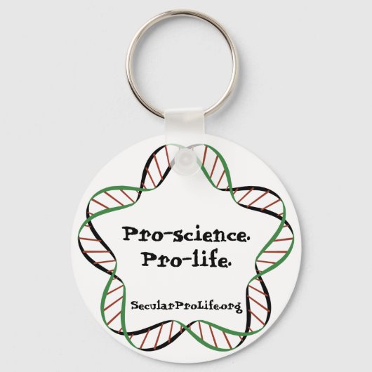 Porte-clés Pro-science. Pro-vie. (Recto)