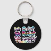 Porte-clés Pro Trans/We Exist Combo (Verso)