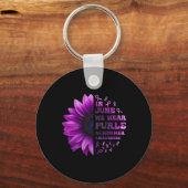 Porte-clés Problème Heimer Purple Heimer Sensibilisation 4 (Recto)