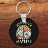 Porte-clés Problèmes de santé mentale de la stigmatisation Se (Recto)