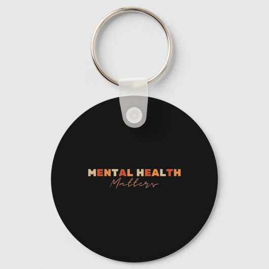 Porte-clés Problèmes de santé mentale Dépression Suicide (Recto)