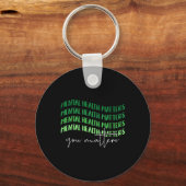 Porte-clés Problèmes de santé Sensibilisation Guerrier Consei (Recto)