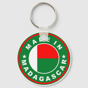 Porte-clés produit fabriqué à madagascar étiquette de produit