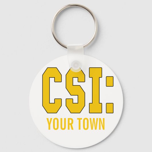 Porte-clés Produits CSI PERSONNALISÉS (Recto)