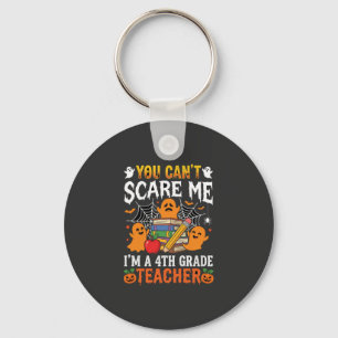 Porte-clés Prof de 4e année drôle Halloween Fantôme