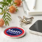 Porte-clés Prof de maths chuchoteur de maths (Côté)