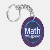 Porte-clés Prof de maths chuchoteur de maths (Devant gauche)