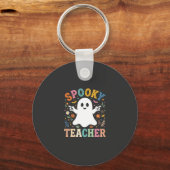 Porte-clés Prof Fantôme Mignon Halloween Création_1 (Recto)